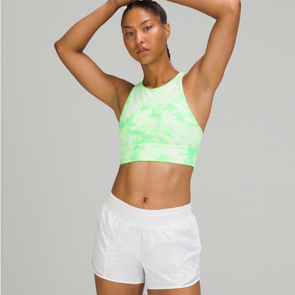 Lululemon Energy Bra High Neck Long Line Shibori *Medium Support B-D - Size 6 - Picture 4 of 11